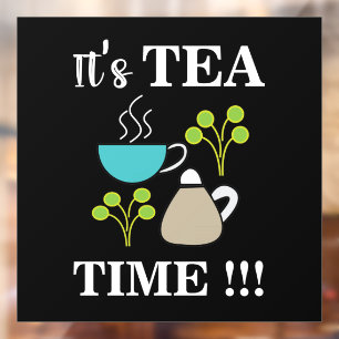 Vinilos Para Cristales Tea Time Tea Cup Teapot Tea House