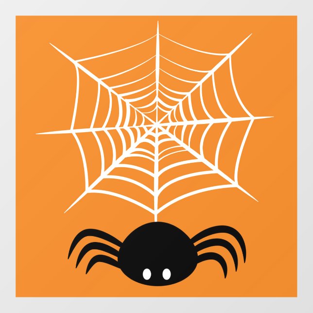 Vinilos Para Cristales Telaraña de Halloween (Hoja)