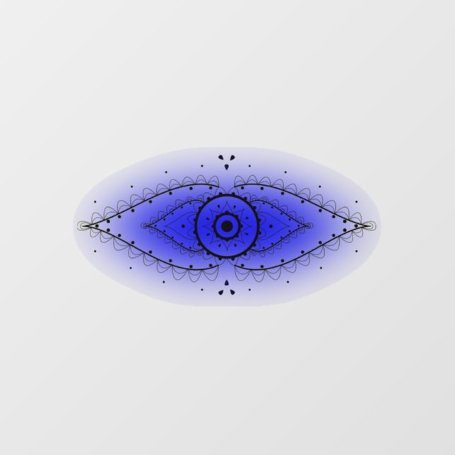 Vinilos Para Cristales Tercer Ojo Chakra (Hoja)