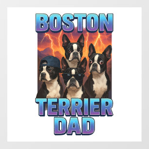 Vinilos Para Cristales Terrier de Boston