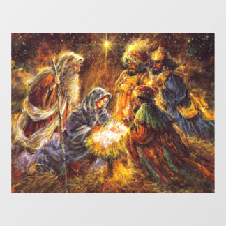 VINILOS PARA CRISTALES THE NATIVITY: ADORATION OF THE MAGI