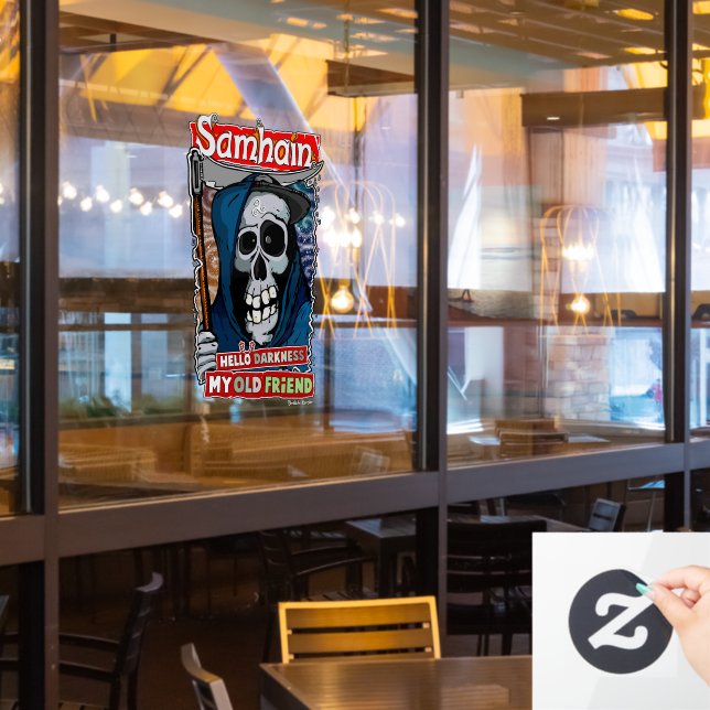 Vinilos Para Cristales The sound of Samhain (ventana del restaurante)