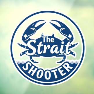 Vinilos Para Cristales The Strait Shooter Coastal Crab Logo Window Cling