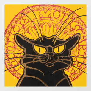 Vinilos Para Cristales Theophile Steinlen - Le Chat Noir Vintage