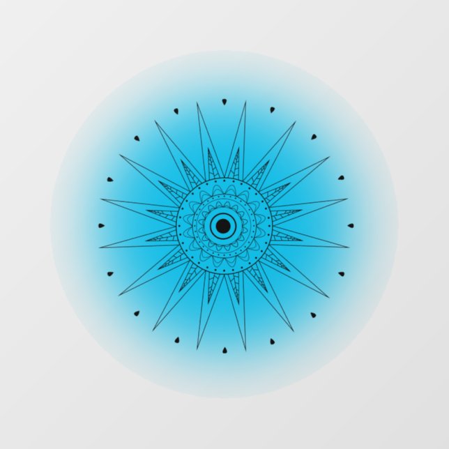 Vinilos Para Cristales Throat Chakra (Hoja)