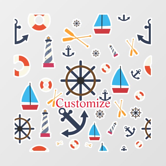 Vinilos Para Cristales Thunder_Cove de tema náutico  (Hoja)