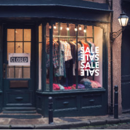 Vinilos Para Cristales Tienda De Negocios Genéricos Venta Simple Frente