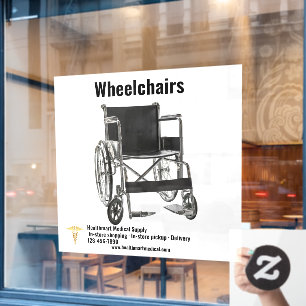 Vinilos Para Cristales Tienda de suministros médicos personalizados Silla