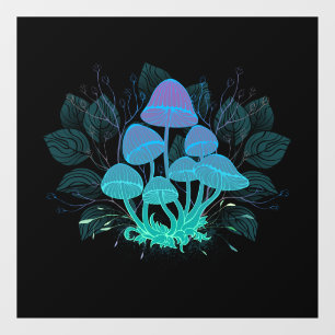 Vinilos Para Cristales Toadstools en Bushes