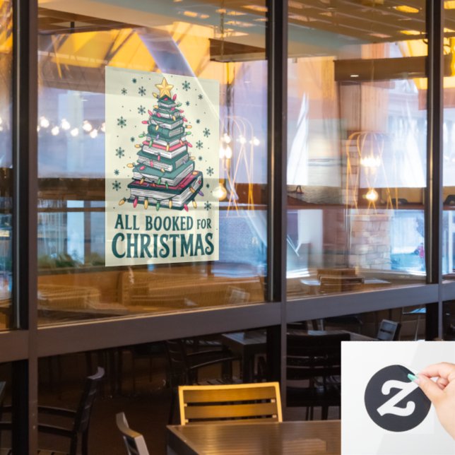 Vinilos Para Cristales Todo facturado para regalo de Navidades para amant (ventana del restaurante)