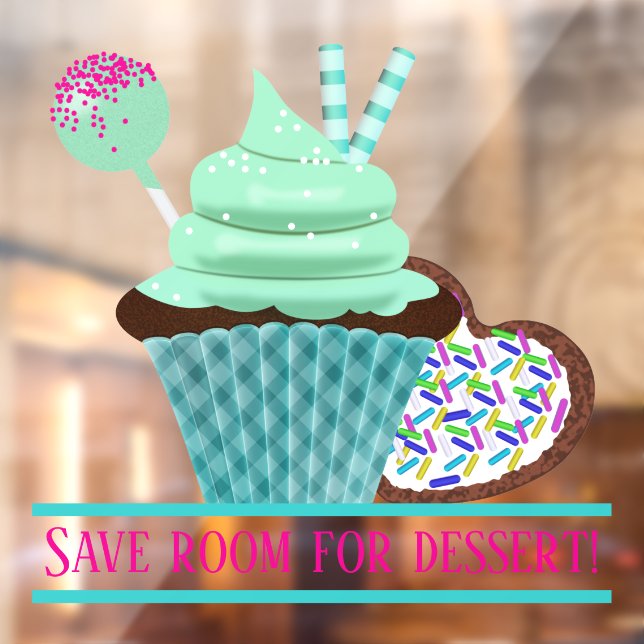 Vinilos Para Cristales Torta y galleta (Hoja 2)