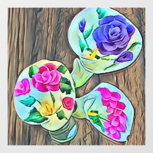 Vinilos Para Cristales Tres Cling Happy Lilys Window