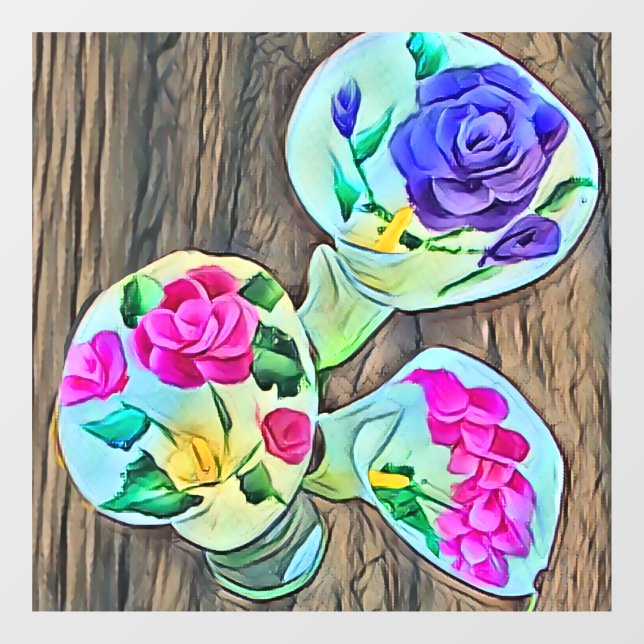 Vinilos Para Cristales Tres Cling Happy Lilys Window (Hoja)