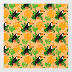 Vinilos Para Cristales Trópico Toucan Bird Seamless Pattern