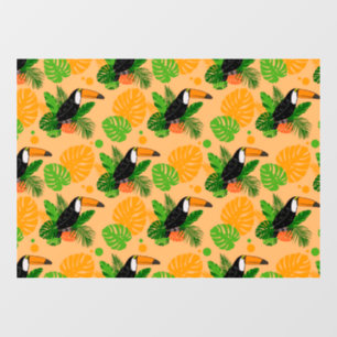 Vinilos Para Cristales Trópico Toucan Bird Seamless Pattern