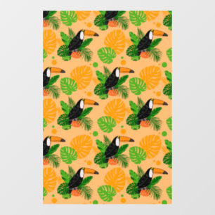 Vinilos Para Cristales Trópico Toucan Bird Seamless Pattern
