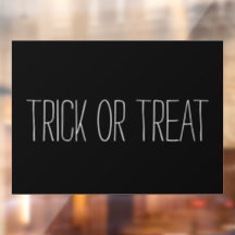 Truco o trato decoración de Halloween espeluznante