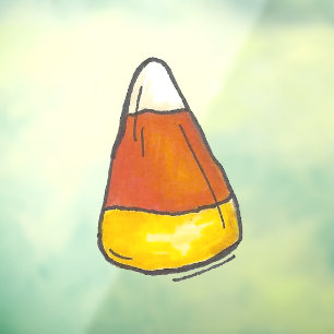 Vinilos Para Cristales Truco o trato feliz decoración de maíz dulce de ha