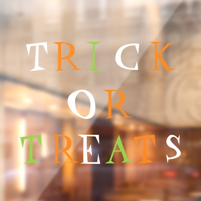 Vinilos Para Cristales Trucos para obsequios graciosos adornos de Hallowe (Hoja 2)