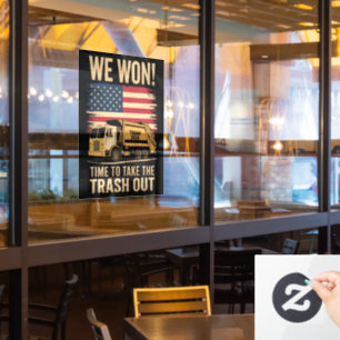 Vinilos Para Cristales Trump 2024 Ganamos Victoria Inauguración 2025