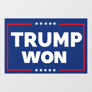 Vinilos Para Cristales Trump ganó 2024