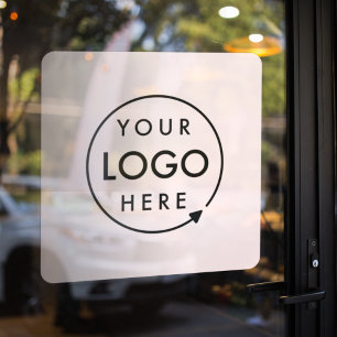 Vinilos Para Cristales Tu Logotipo   Logotipo Empresarial Rosa Suave Feme