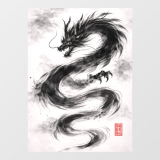 Vinilos Para Cristales Tusche-Drache – Schatten des Windes