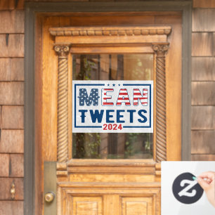 Vinilos Para Cristales Tweets medios de Trump 2024