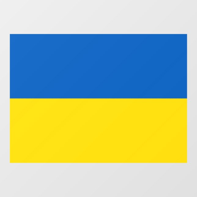 Vinilos Para Cristales Ukrainian flag. Supporting Ukraine (Hoja)