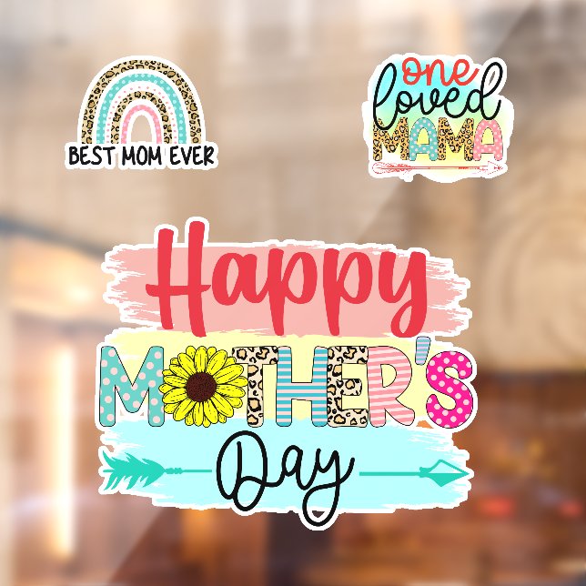 Vinilos Para Cristales Una mamá querida (Hoja 2)