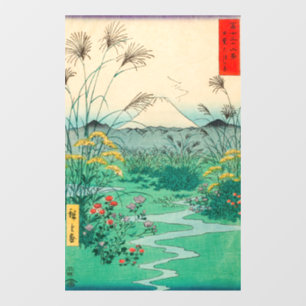 Vinilos Para Cristales Utagawa Hiroshige - Llanura de Otsuki en la provin