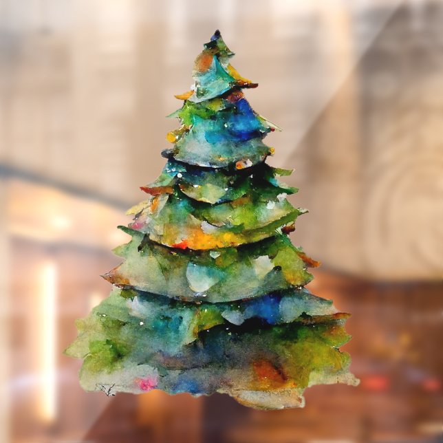 Vinilos Para Cristales Vacaciones de Pine en Árbol de Navidad (Hoja 2)