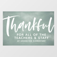 Valoración del profesor agradecida pizarra