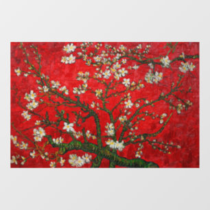 Vinilos Para Cristales Van Gogh Almond Blossoms Red