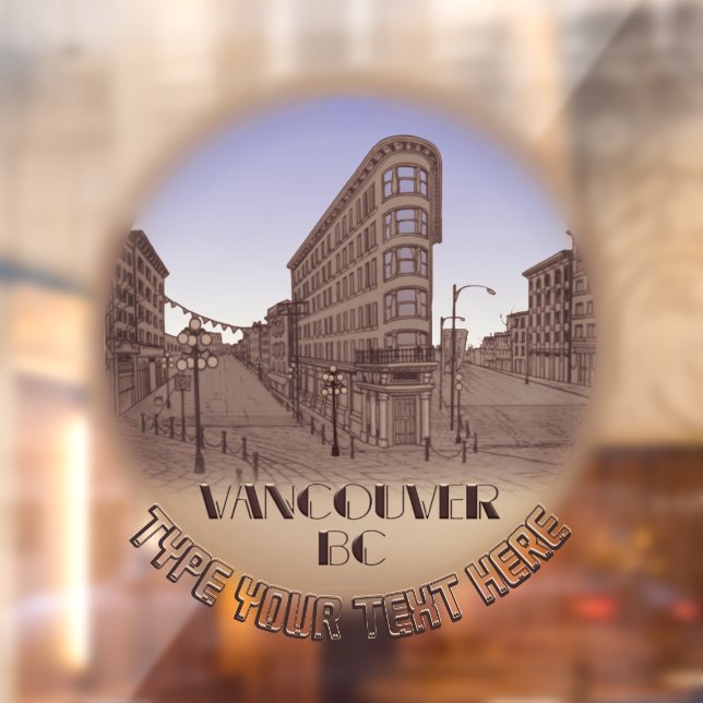 Vinilos Para Cristales Vancouver Decal Vancouver Souvenir Window Cling (Hoja 2)