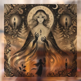 Vinilos Para Cristales Vela del Fantasma de la Navidad Pasada