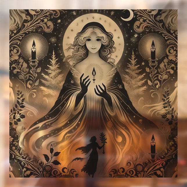 Vinilos Para Cristales Vela del Fantasma de la Navidad Pasada (Hoja 2)