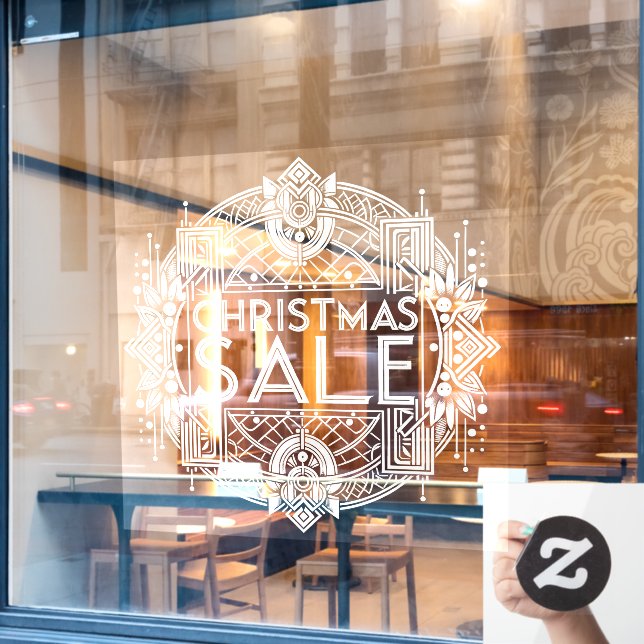 Vinilos Para Cristales Venta de navidades (Ventana de cafetería)