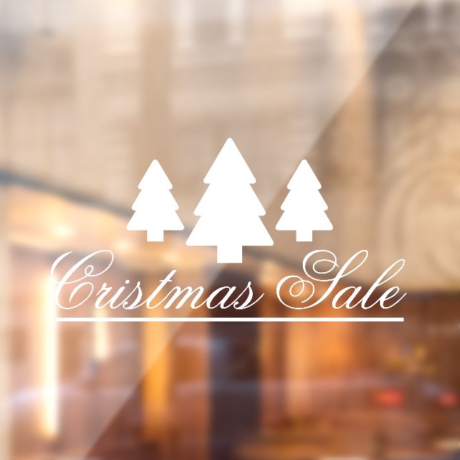 Vinilos Para Cristales Venta de navidades, árboles forestales (Hoja 2)