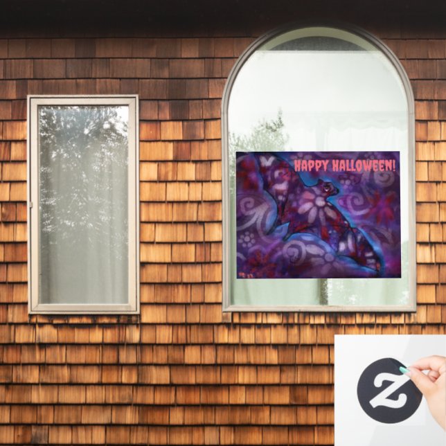 Vinilos Para Cristales Ventana de personalizable gritando Feliz Batalla d (Ventana de inicio)