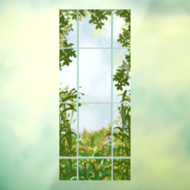 Vinilos Para Cristales Ventana de pradera