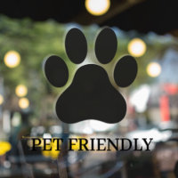 Ventana de tienda moderna apta para mascotas
