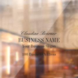 Vinilos Para Cristales Ventana Decal Clings Business Home