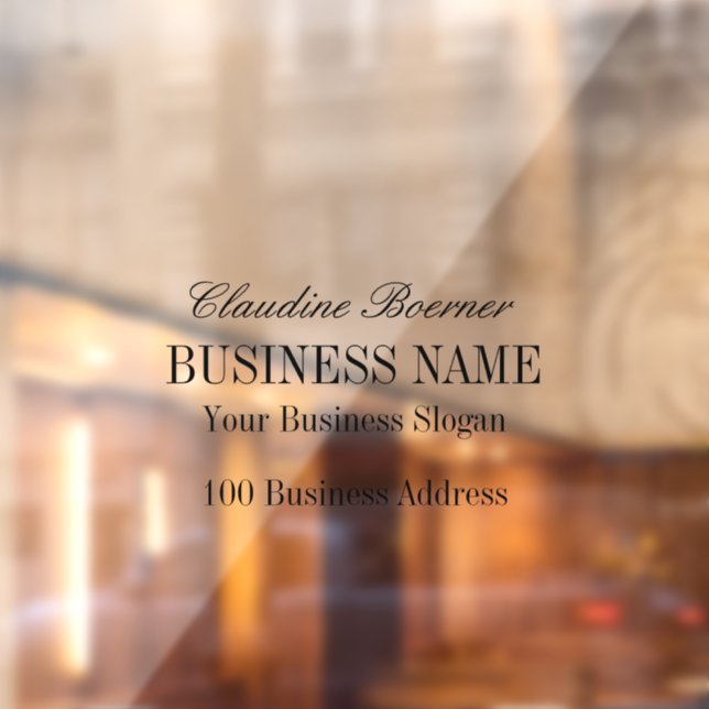 Vinilos Para Cristales Ventana Decal Clings Business Home (Hoja 2)