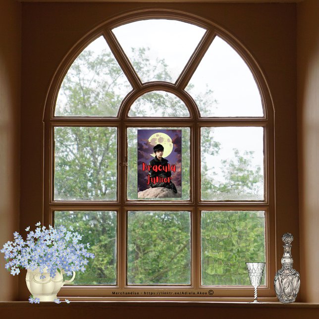 Vinilos Para Cristales Ventana - Drácula Junior (DJ Window Cling. Visit my store for more interesting finds & great gift & decor ideas. Browse now!)