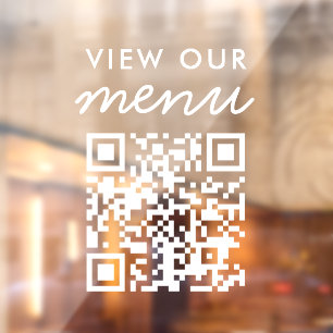 Vinilos Para Cristales Ver el menú Código QR
