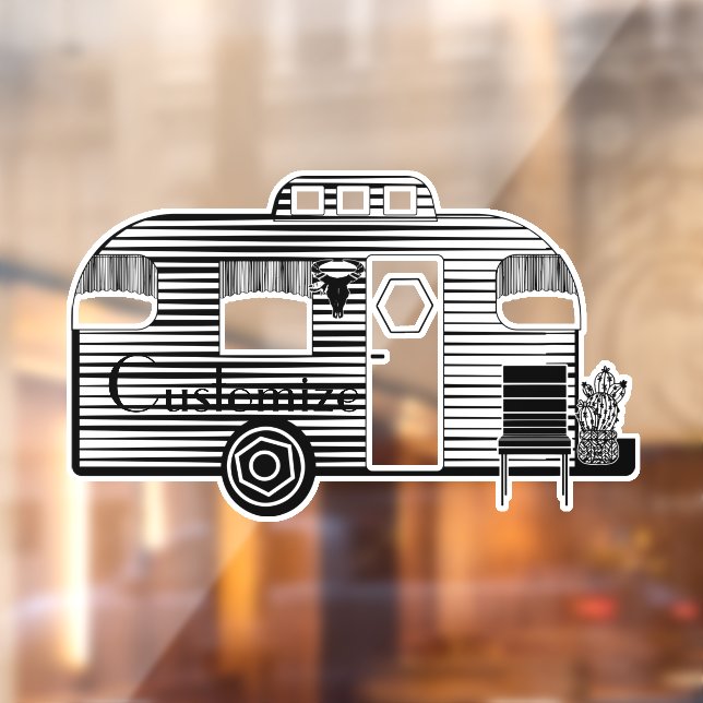 Vinilos Para Cristales Viajero Caravana de caravanas Thunder_Cove  (Hoja 2)