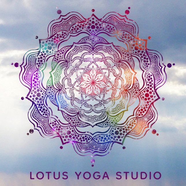 Vinilos Para Cristales Vibrante Mandala Sagrada Geometría Reiki Yoga Stud (Subido por el creador)