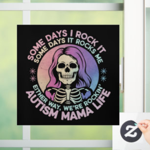 Vinilos Para Cristales Vida de mamá autista algunos días lo hago genial o