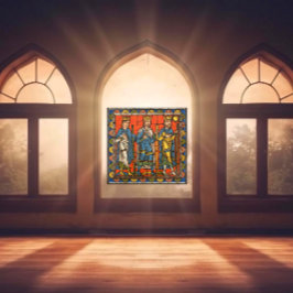 Vinilos Para Cristales Vidrieras de Chartres de la Vida de Jesucristo